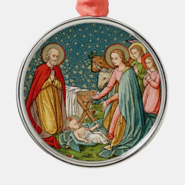 Stjärnhimlar (VVP 003) Julgransprydnad Metall (Framsidan)