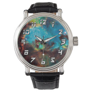 Stjärnhopen NGC 2074 Tarantula-nebulosan rymdfoto Armbandsur