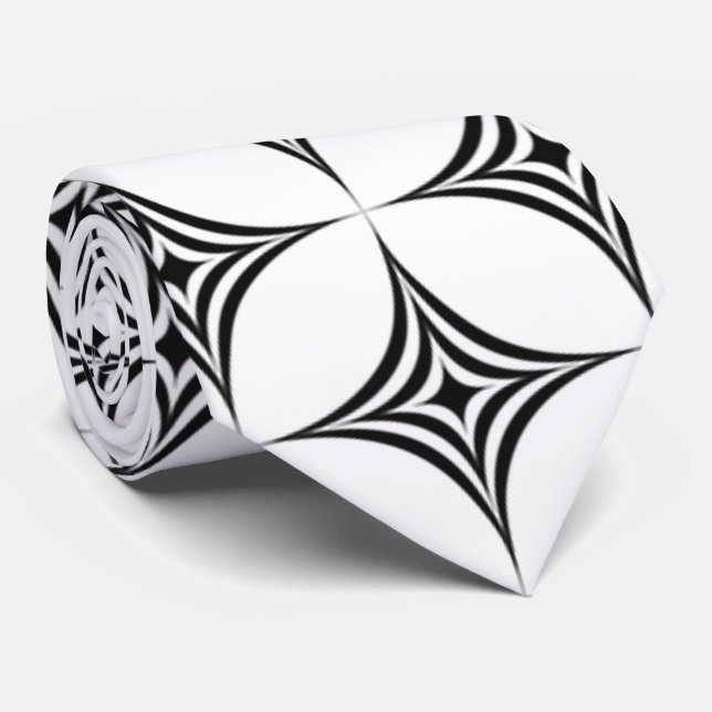 stjärnig geometrisk bakgrund mönster slips (Rullad)