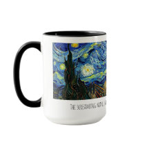 Stjärnig man kaffemugg.