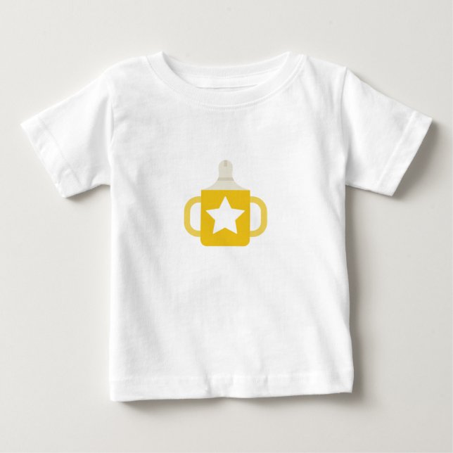 stjärnig sippy kopp t shirt (Framsida)