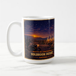 Stjärniga Holbrook Morgon Highway Milstolpe Kaffemugg
