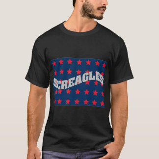 Stjärniga USI Screagles i överstorlek T Shirt