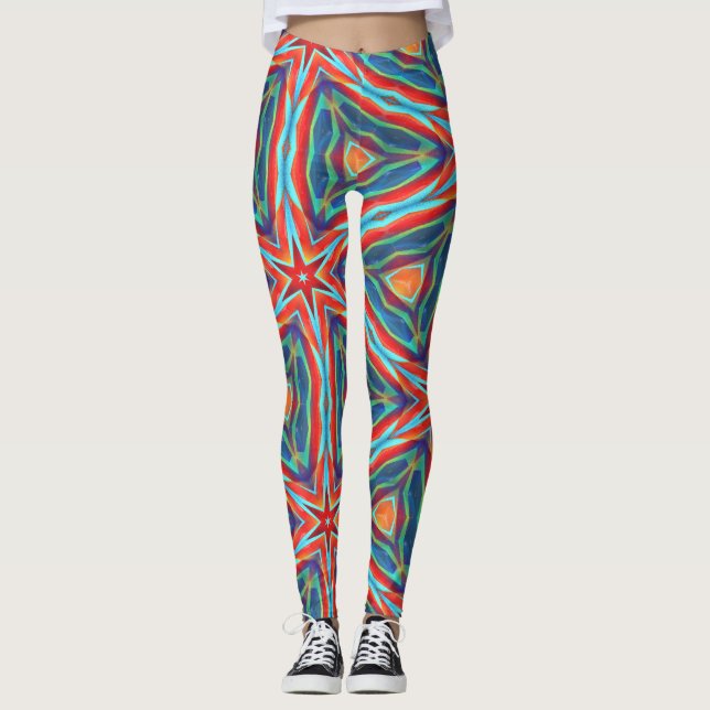 stjärnigt barn leggings (Framsida)