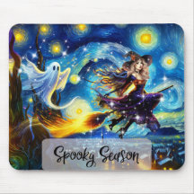 Stjärnklar Halloween-design för häxor
