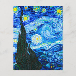 Stjärnklar natt av Van Gogh Tilläggskort