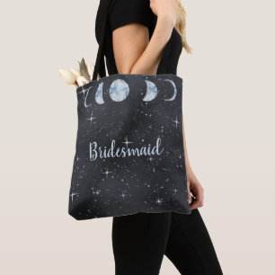 Stjärnklar natt Celestial brudtärna Tygkasse