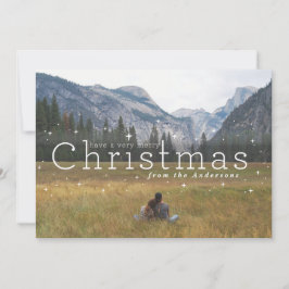 stjärnklar natt julkort