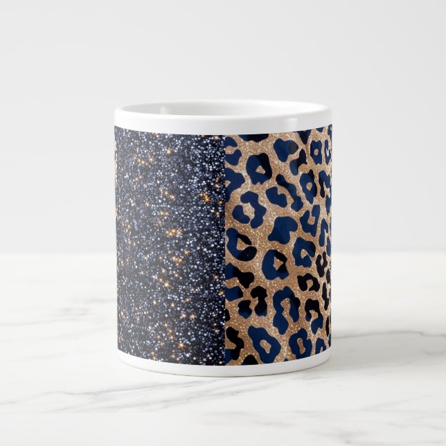 Stjärnklar natt & Leopardyck  Jumbo Mugg (Framsidan)