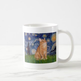 Stjärnklar natt - Orange Tabby 46 Kaffemugg