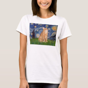 Stjärnklar natt - Orange Tabby 46 Tee
