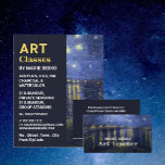 Stjärnklar natt över Rhône, konstklasser Reklamblad<br><div class="desc">Stjärnklar natt över Rhône,  konstlärare,  konstklassreklamblad av The Business Card Store.</div>