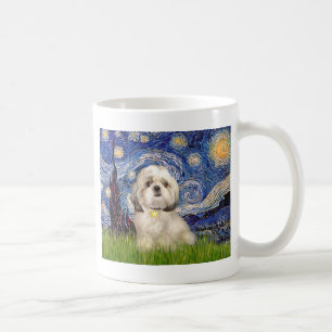 Stjärnklar natt - Shih Tzu (Y) Kaffemugg