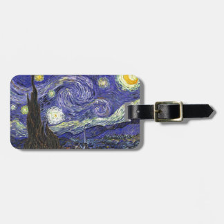 Stjärnklar natt, Vincent Van Gogh. Bagagebricka