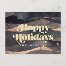 Stjärnklar vinterhimmel Modern Elegant Chic