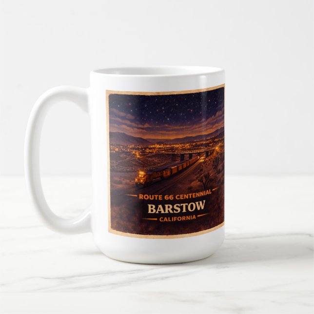 Stjärnklara Mojave Natt Centennial Fartyg Kaffemugg (Vänster)