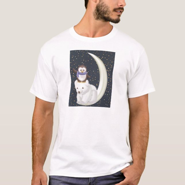 Stjärnklara nattvänner tee shirt (Framsida)