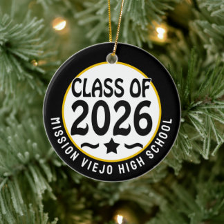 Stjärnklass för 2026 Photo Studenten Julgransprydnad Keramik
