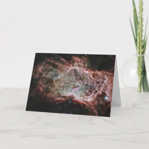 Stjärnkluster i FlamNebulas centrum. Kort