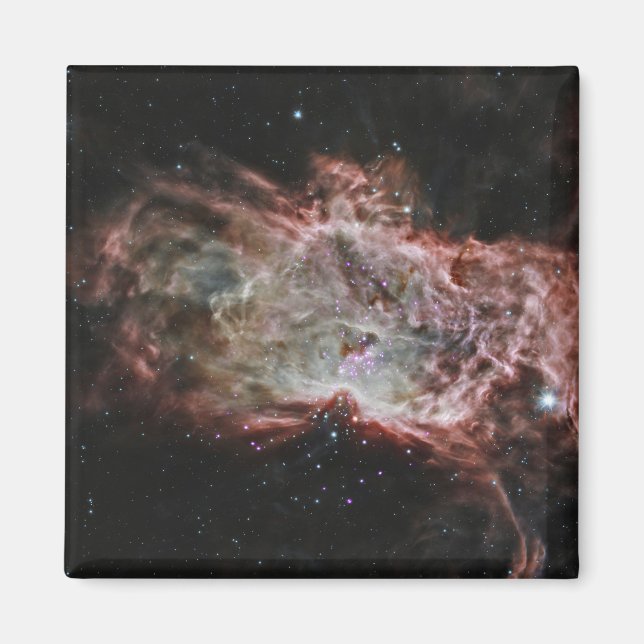 Stjärnkluster i FlamNebulas centrum. Magnet (Framsidan)