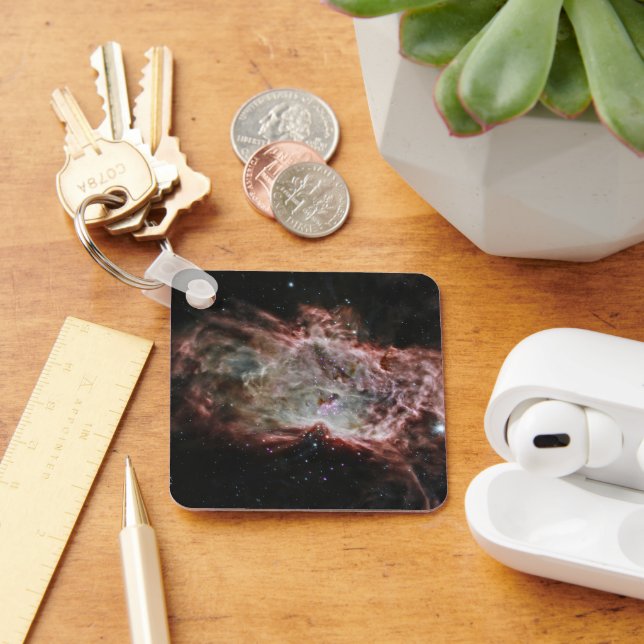 Stjärnkluster i FlamNebulas centrum. Nyckelring (Skrivbord)