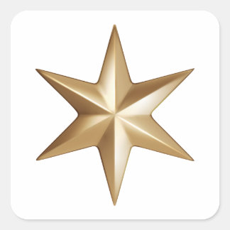 Stjärnkvadratiska klistermärken