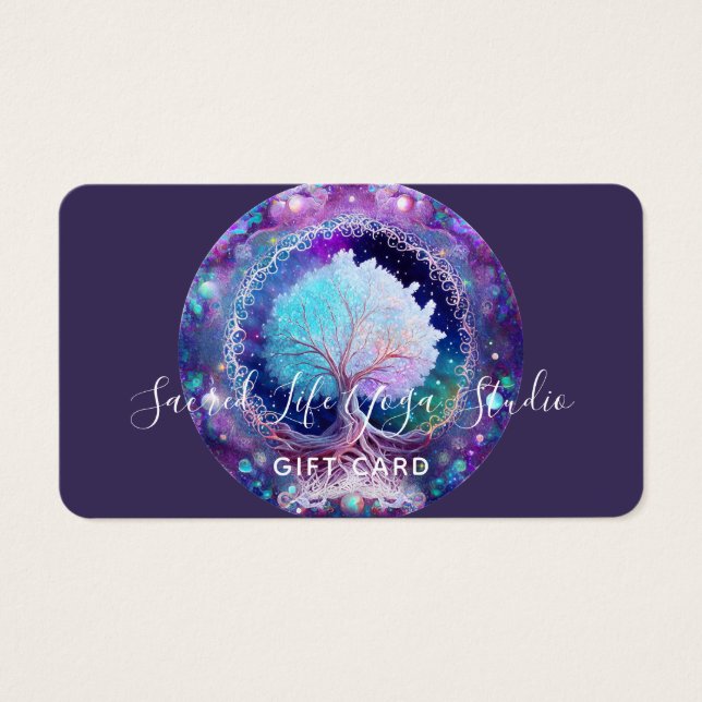 Stjärnkväll | Livets träd Visitkort (Framsidan)