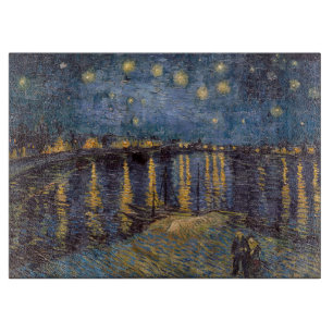 Stjärnkväll över Rhônefloden av Vincent Van Gogh