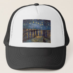 Stjärnkväll över Rhônefloden av Vincent Van Gogh Keps