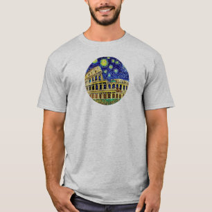 Stjärnkväll Rom Italien T Shirt