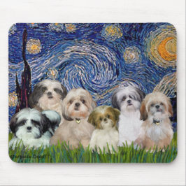 Stjärnkväll - Sex Shih Tzus Musmatta