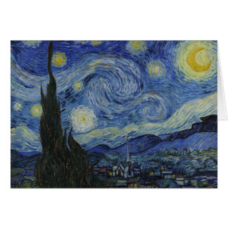 Stjärnkväll - Van Gogh Hälsningskort