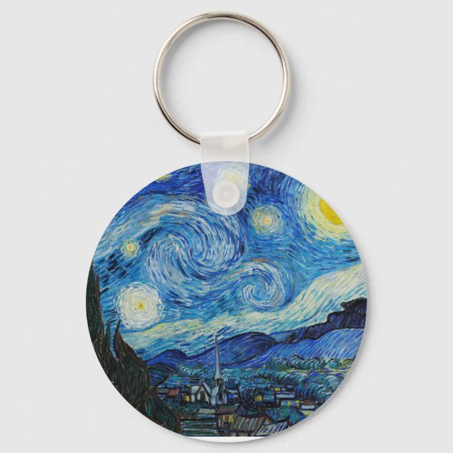 Stjärnkväll, Van Gogh Nyckelring (Baksida)