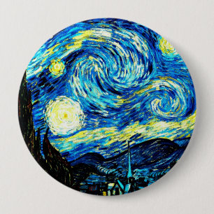Stjärnkväll, världskänd tavla av Van Gogh, Knapp
