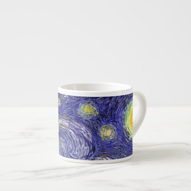 Stjärnkväll, Vincent Van Gogh. Espressomugg (Framsida höger)