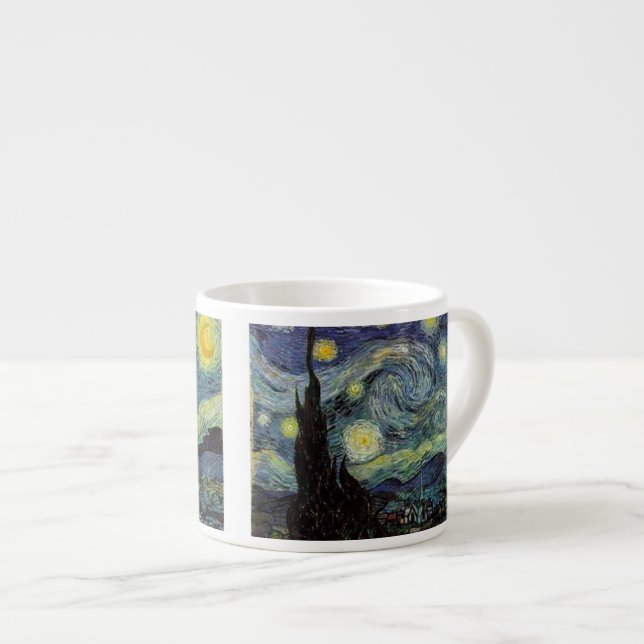 Stjärnkväll, Vincent Van Gogh. Espressomugg (Framsida höger)
