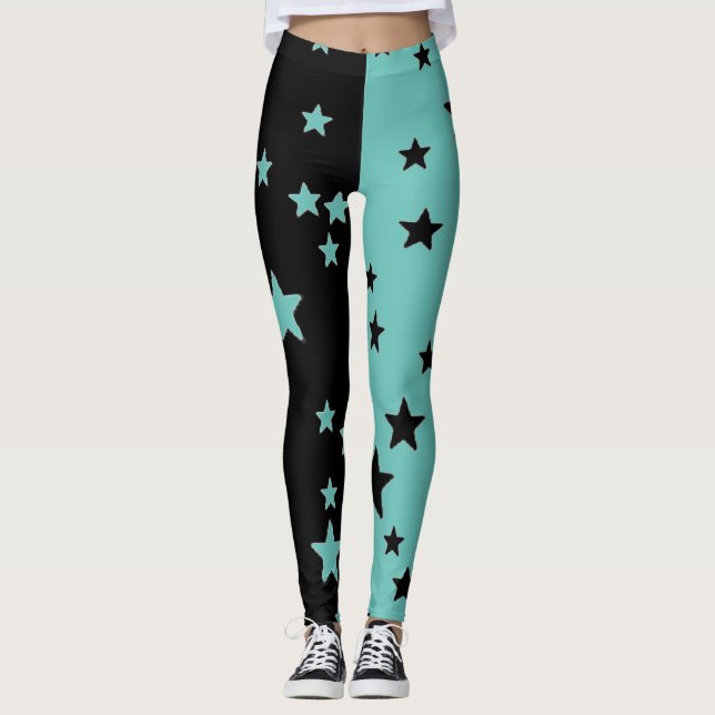 Stjärnleggings Leggings (Framsida)