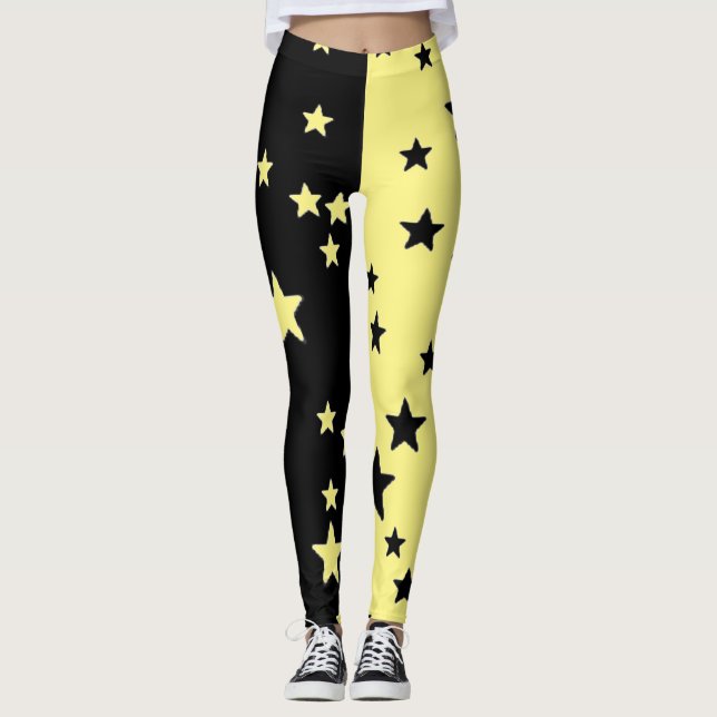 Stjärnleggings Leggings (Framsida)