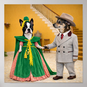 "Stjärnlett O'Hara & Ratt Butler" Poster