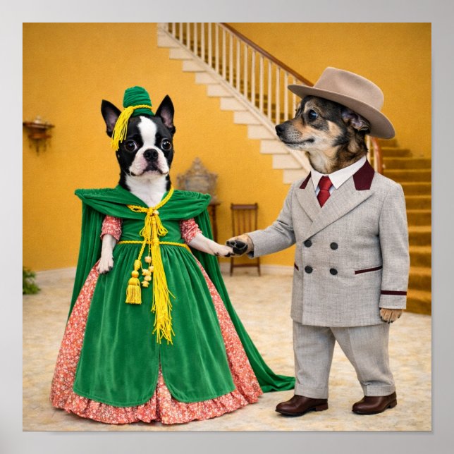 "Stjärnlett O'Hara & Ratt Butler" Poster (Framsidan)