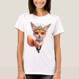 Stjärnljusräv på de månbelysta ängarna.  t shirt