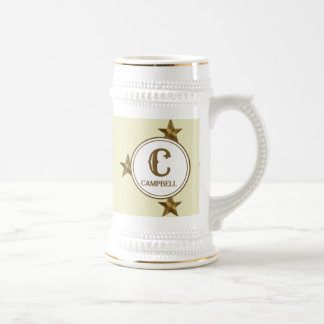 Stjärnmonogram Initial Västlig Efternamn Sejdel