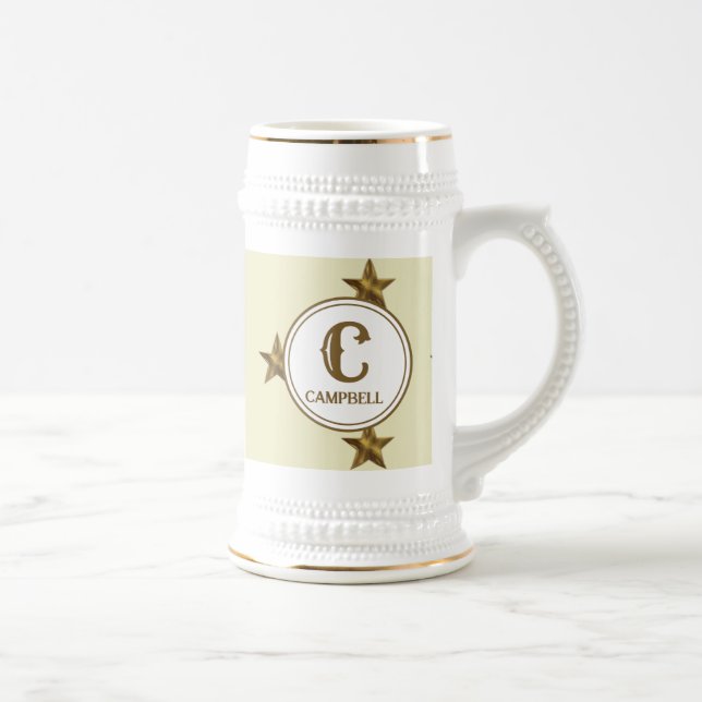 Stjärnmonogram Initial Västlig Efternamn Sejdel (Höger)