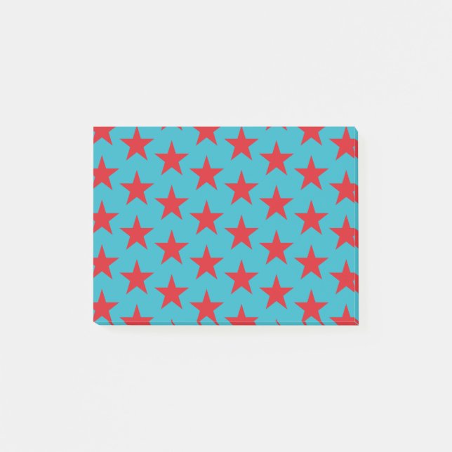 Stjärnmönster 13 post-it block (Framsida)