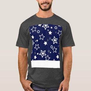 Stjärnmönster T Shirt