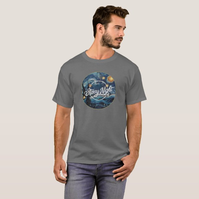 stjärnnatt t shirt (Hel framsida)