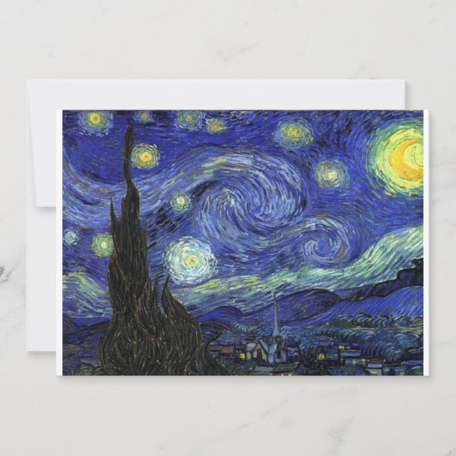 Stjärnnatt, Vincent van Gogh (Framsida)