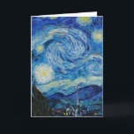 stjärnnatten 1889 av vincent van gogh kort<br><div class="desc">stjärnnatten 1889 av vincent van gogh</div>