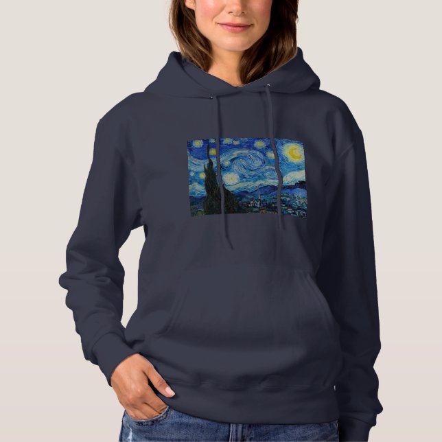 stjärnnatten 1889 av vincent van gogh t shirt (Framsida)