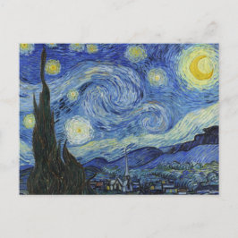 Stjärnnatten av Van Gogh Vykort